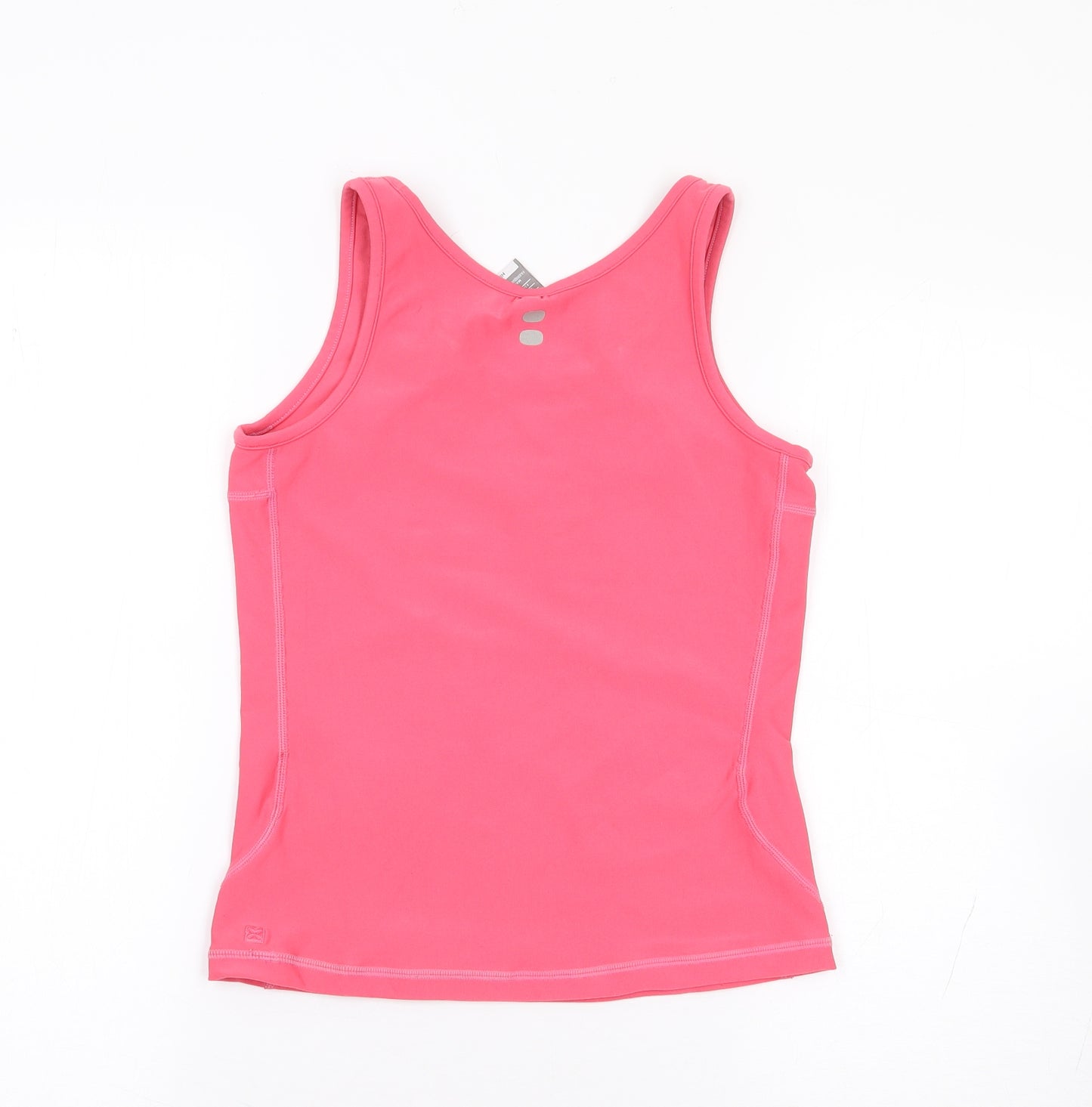 Nike Womens Pink Polyester Jersey Tank Size XS Round Neck Pullover