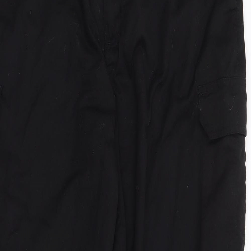 Karrimor Mens Black Polyester Rain Trousers Trousers Size L L33 in Regular Zip