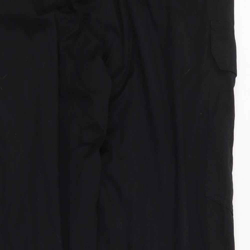 Karrimor Mens Black Polyester Rain Trousers Trousers Size L L33 in Regular Zip