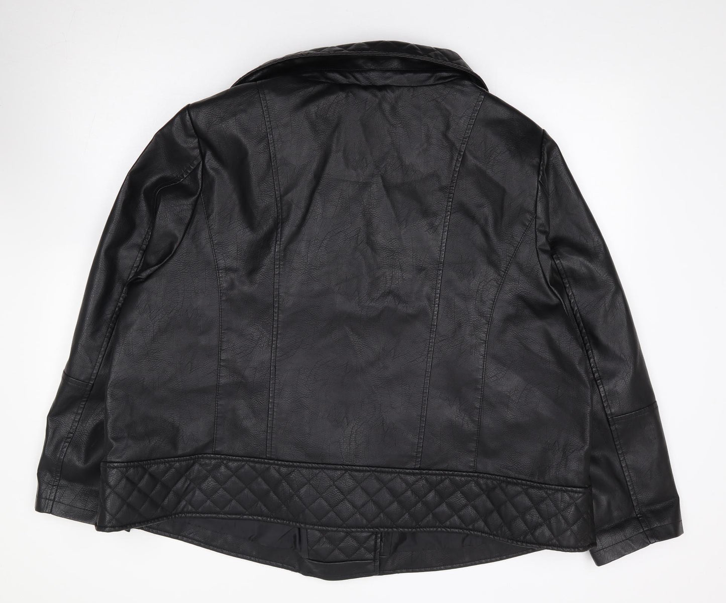 Yours Womens Black Jacket Size 26 Zip