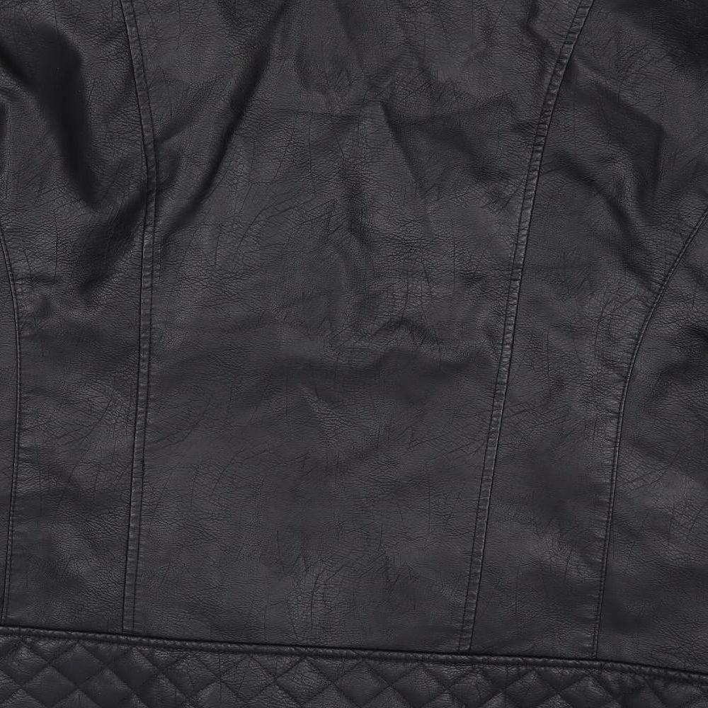 Yours Womens Black Jacket Size 26 Zip