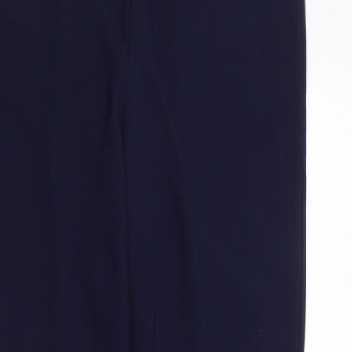 Originals Womens Blue Polyester Trousers Size 14 L30 in Regular