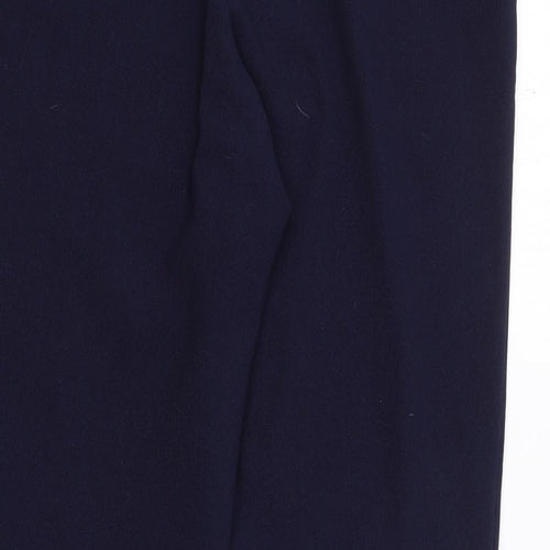 Originals Womens Blue Polyester Trousers Size 14 L30 in Regular