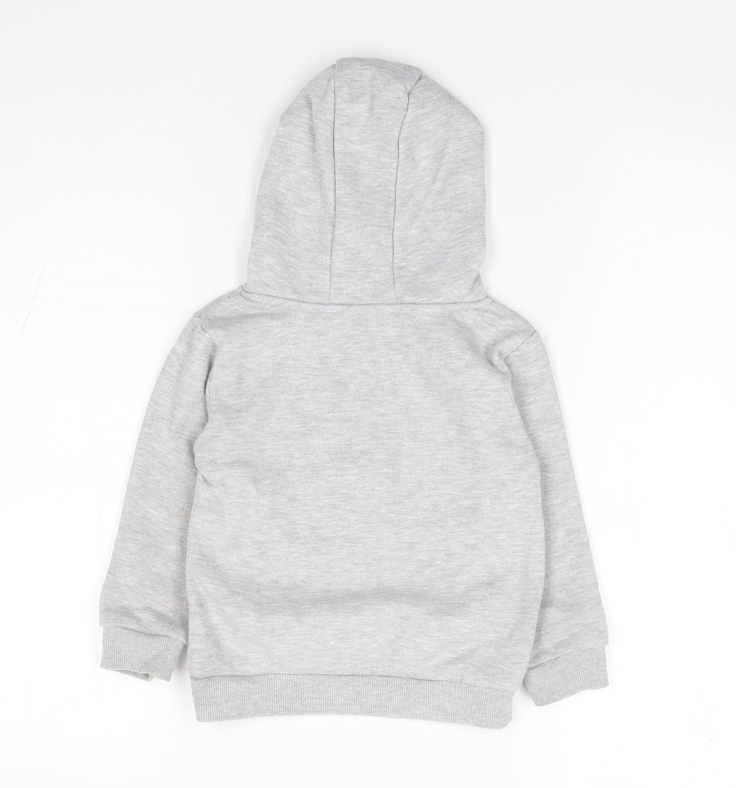 Dunnes Boys Grey Cotton Pullover Hoodie Size 3 Years Pullover