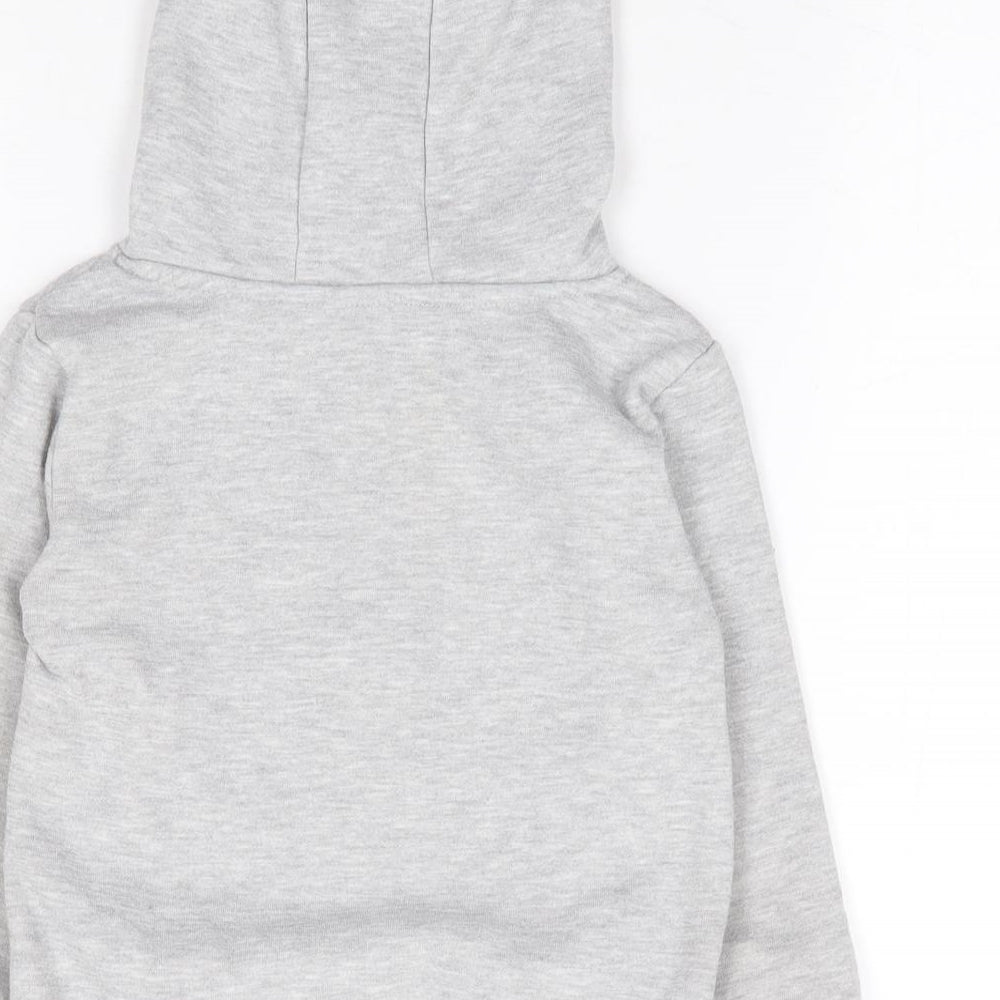 Dunnes Boys Grey Cotton Pullover Hoodie Size 3 Years Pullover