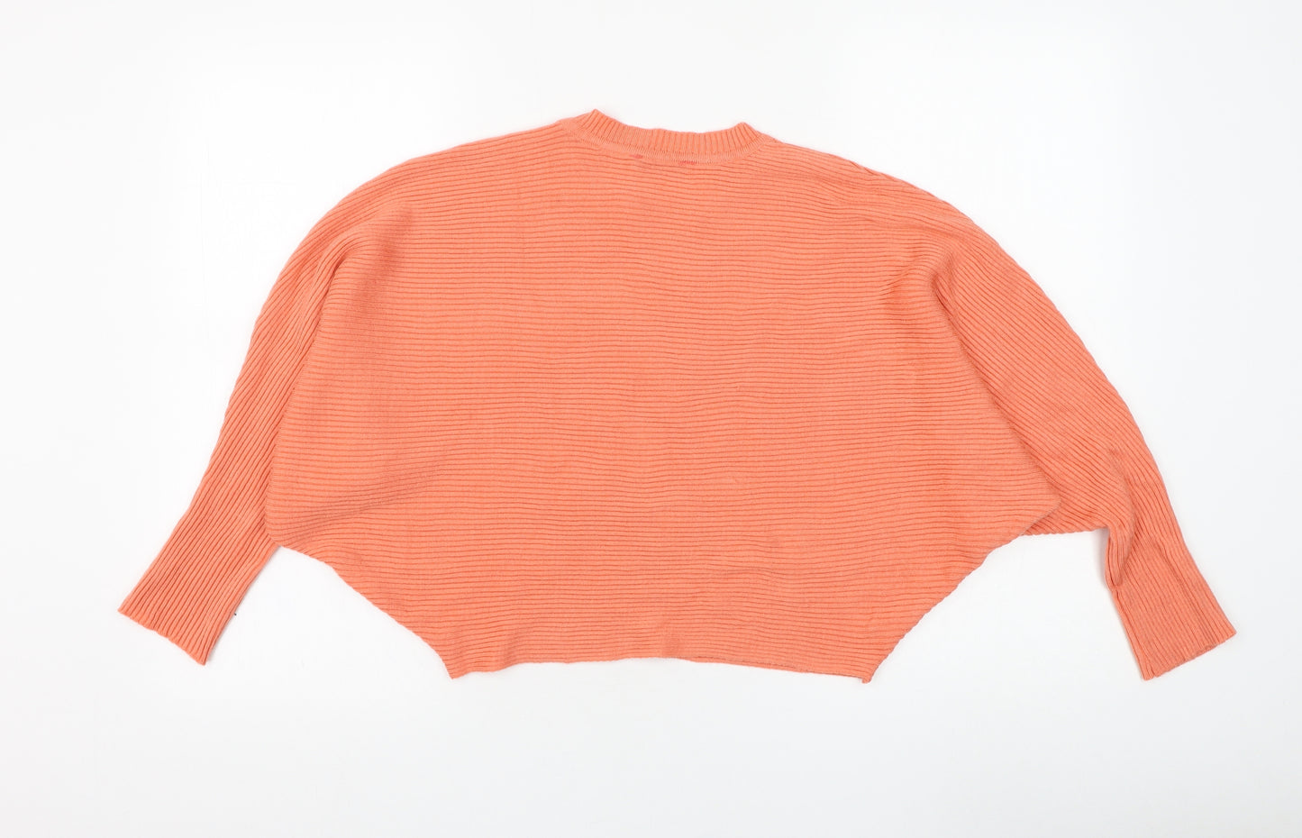 Lustin Womens Pink Round Neck Acrylic Pullover Jumper Size M