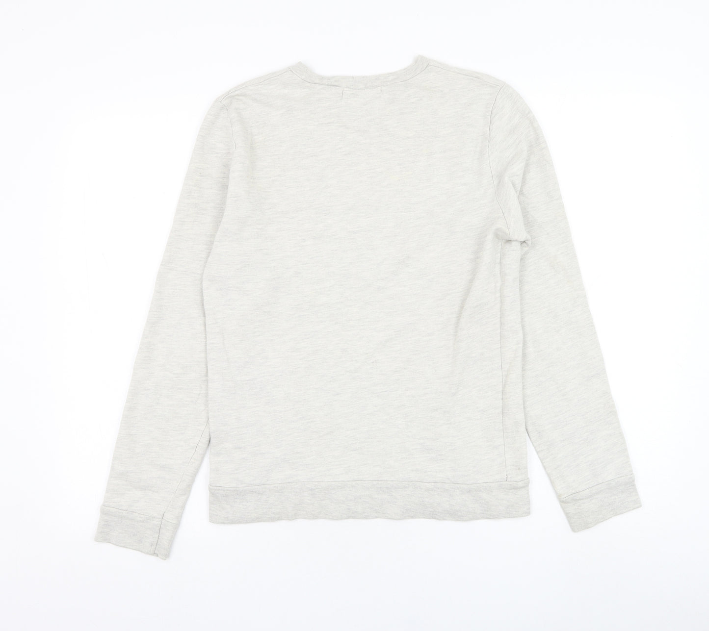 Topman Mens Grey Cotton Pullover Sweatshirt Size XS - New York