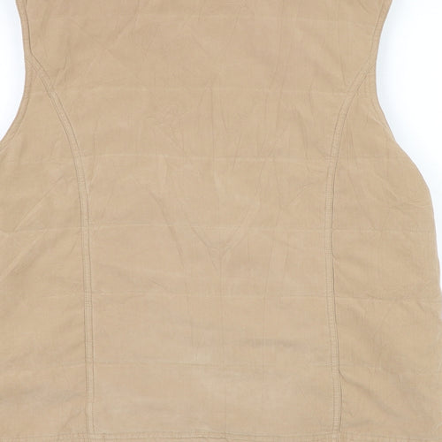 EWM Womens Brown Gilet Jacket Size 14 Zip