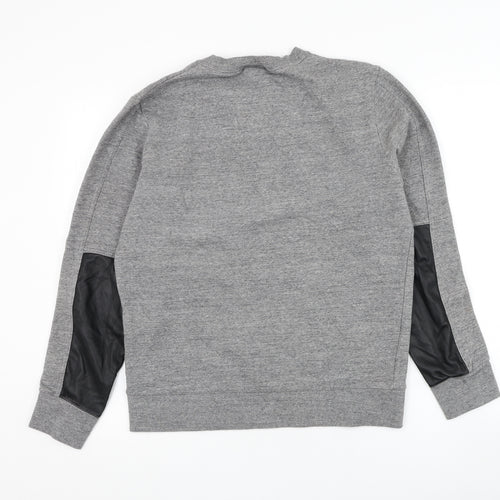 H&M Womens Grey Cotton Pullover Sweatshirt Size S Pullover