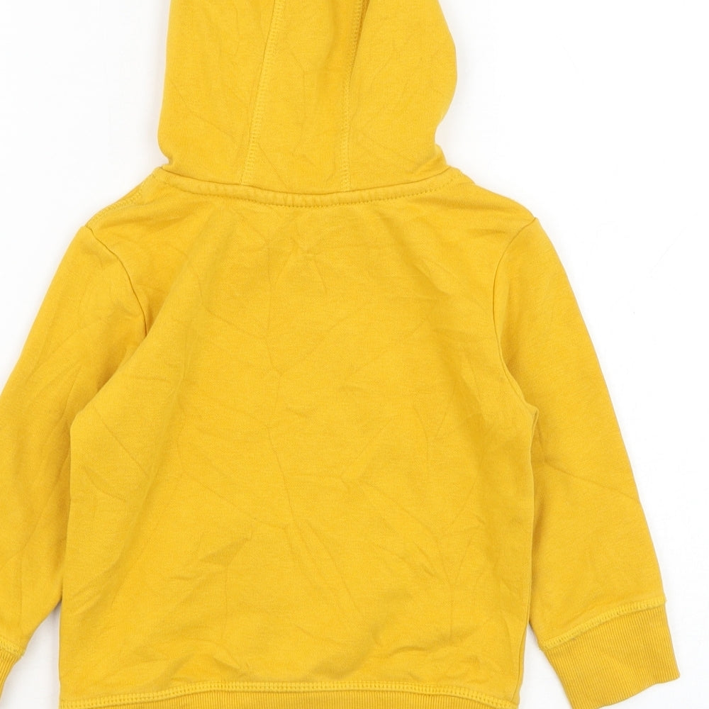 George Boys Yellow Cotton Pullover Jumper Size 18-24 Months Pullover - Dinosaur
