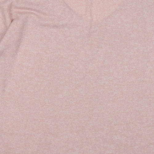 Dorothy Perkins Womens Pink Round Neck Polyester Pullover Jumper Size 10
