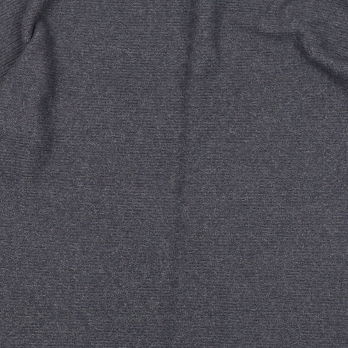 George Womens Grey Round Neck Viscose Pullover Jumper Size M