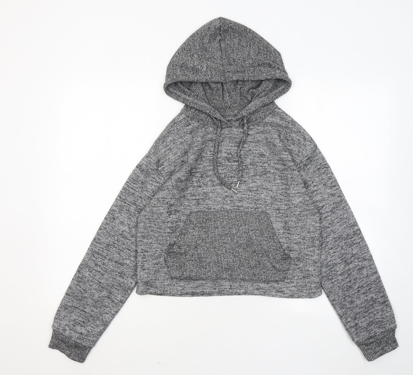 Primark Womens Grey Polyester Pullover Hoodie Size 6