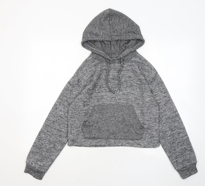 Primark Womens Grey Polyester Pullover Hoodie Size 6