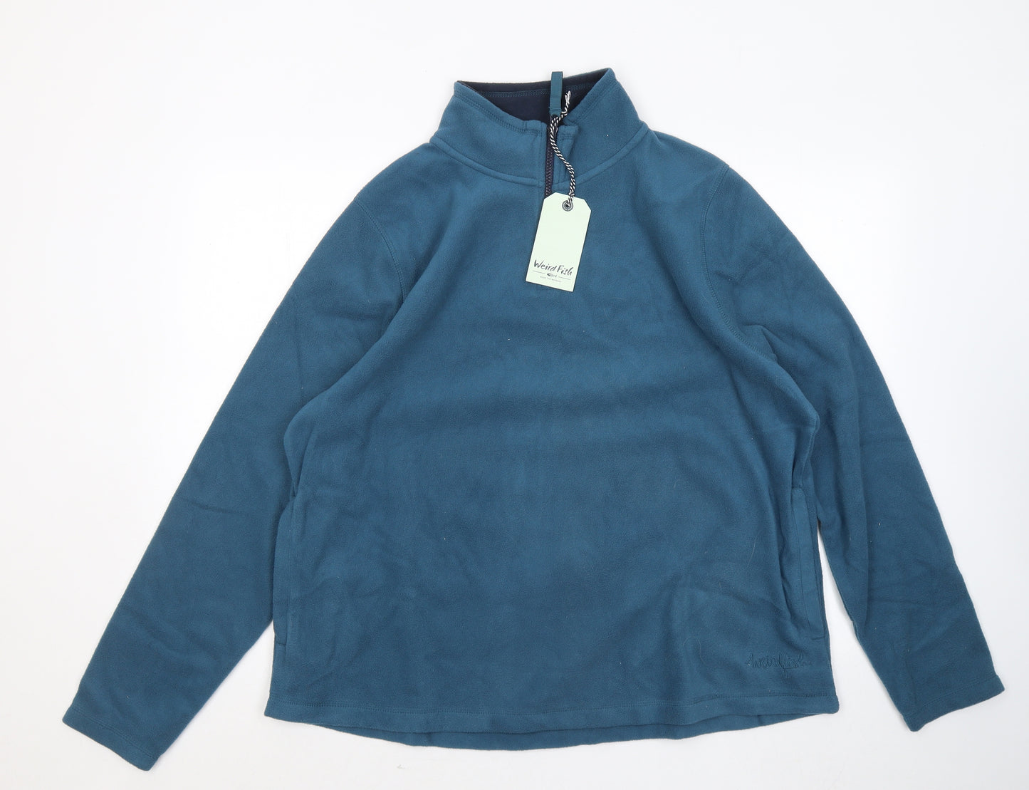 Weird Fish Womens Blue Jacket Size 22