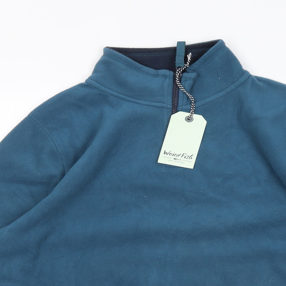 Weird Fish Womens Blue Jacket Size 22