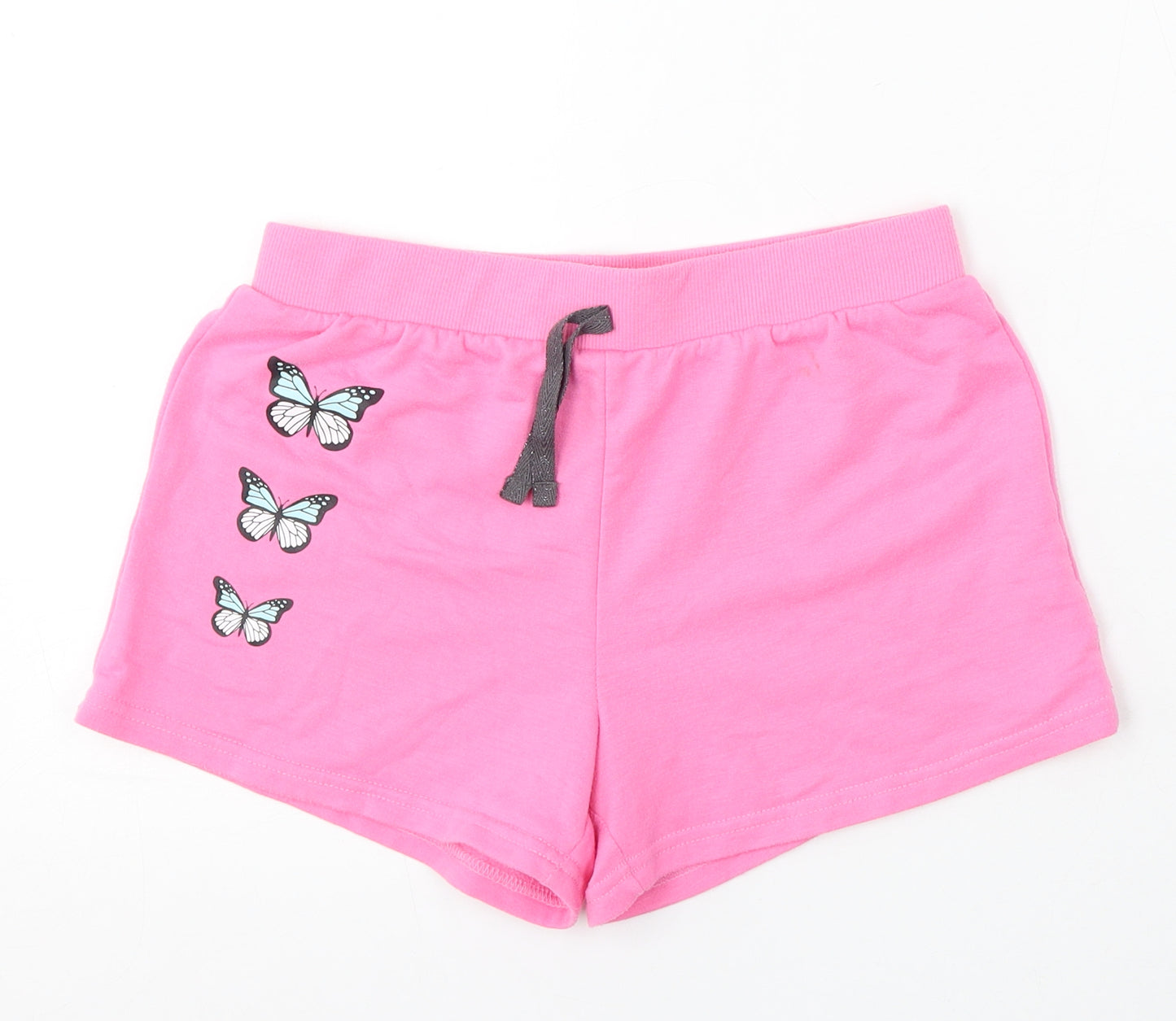 915 Generation Girls Pink Polyester Sweat Shorts Size S Regular