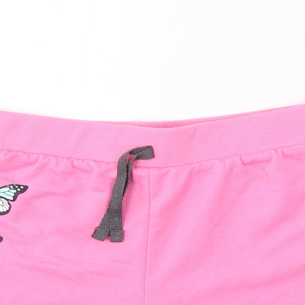 915 Generation Girls Pink Polyester Sweat Shorts Size S Regular