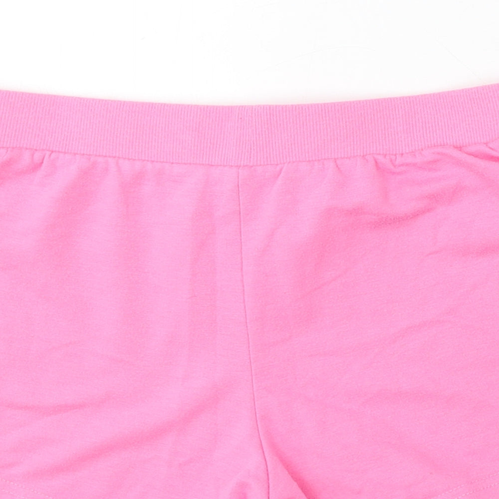 915 Generation Girls Pink Polyester Sweat Shorts Size S Regular