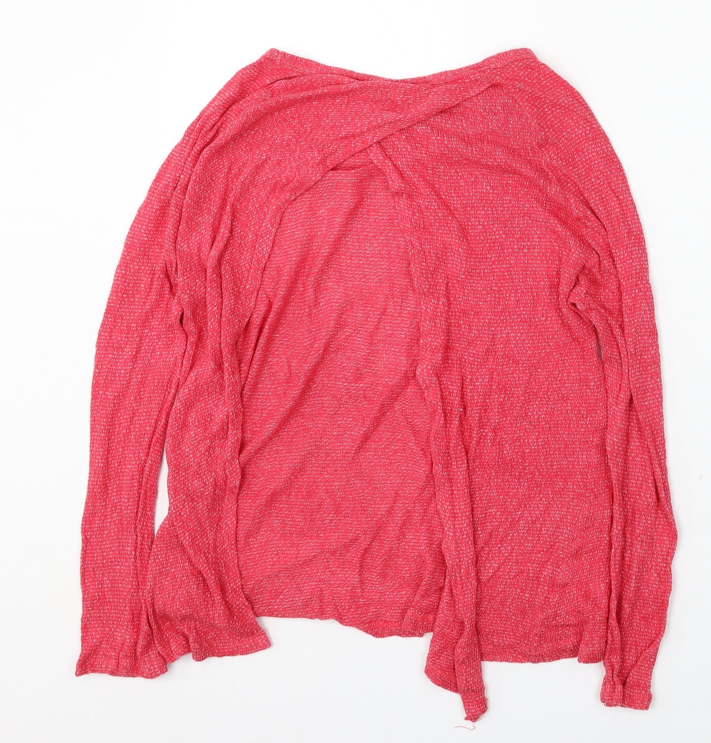 Shana Womens Red Round Neck Viscose Pullover Jumper Size L