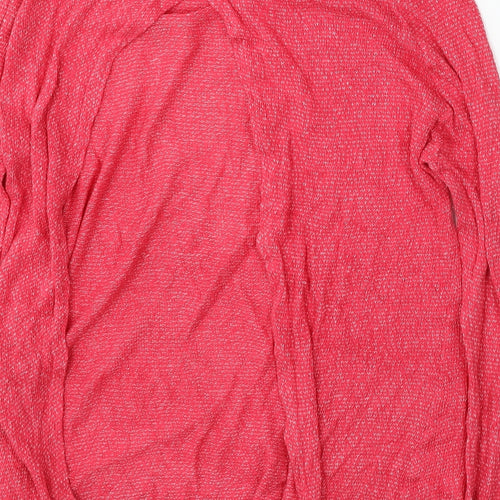 Shana Womens Red Round Neck Viscose Pullover Jumper Size L