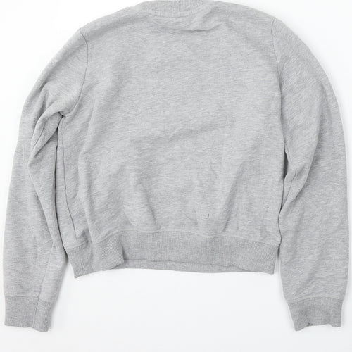 Accessorize Womens Grey Polyester Pullover Sweatshirt Size XS