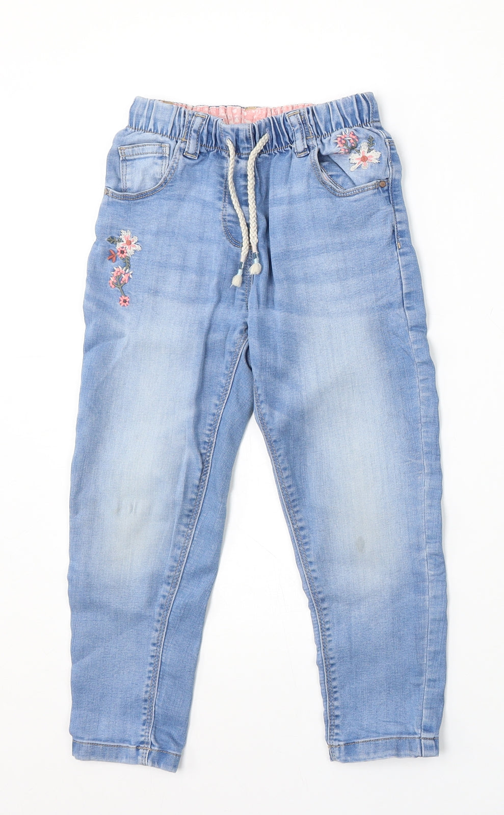 NEXT Girls Blue Lyocell Jegging Jeans Size 4-5 Years Regular