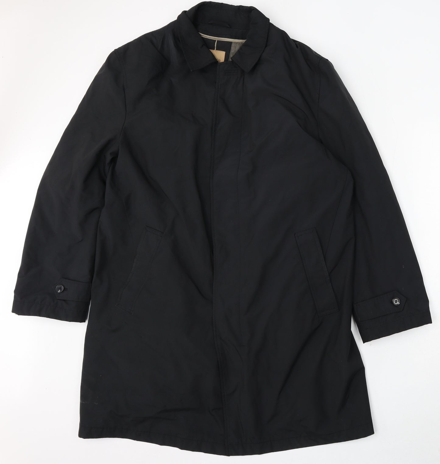Marks and Spencer Mens Black Jacket Size XL Zip