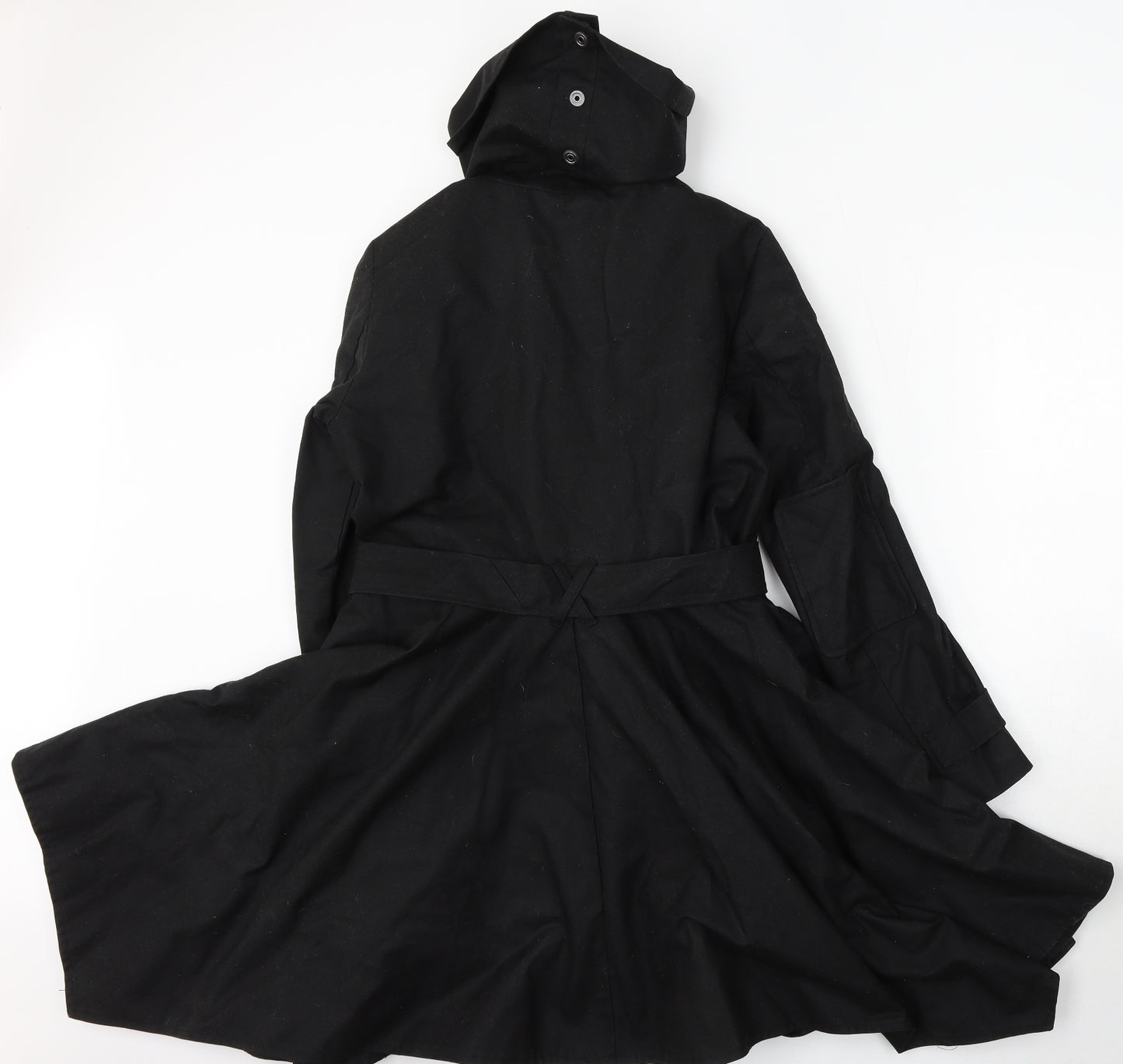 Label Womens Black Jacket Size 12 Zip