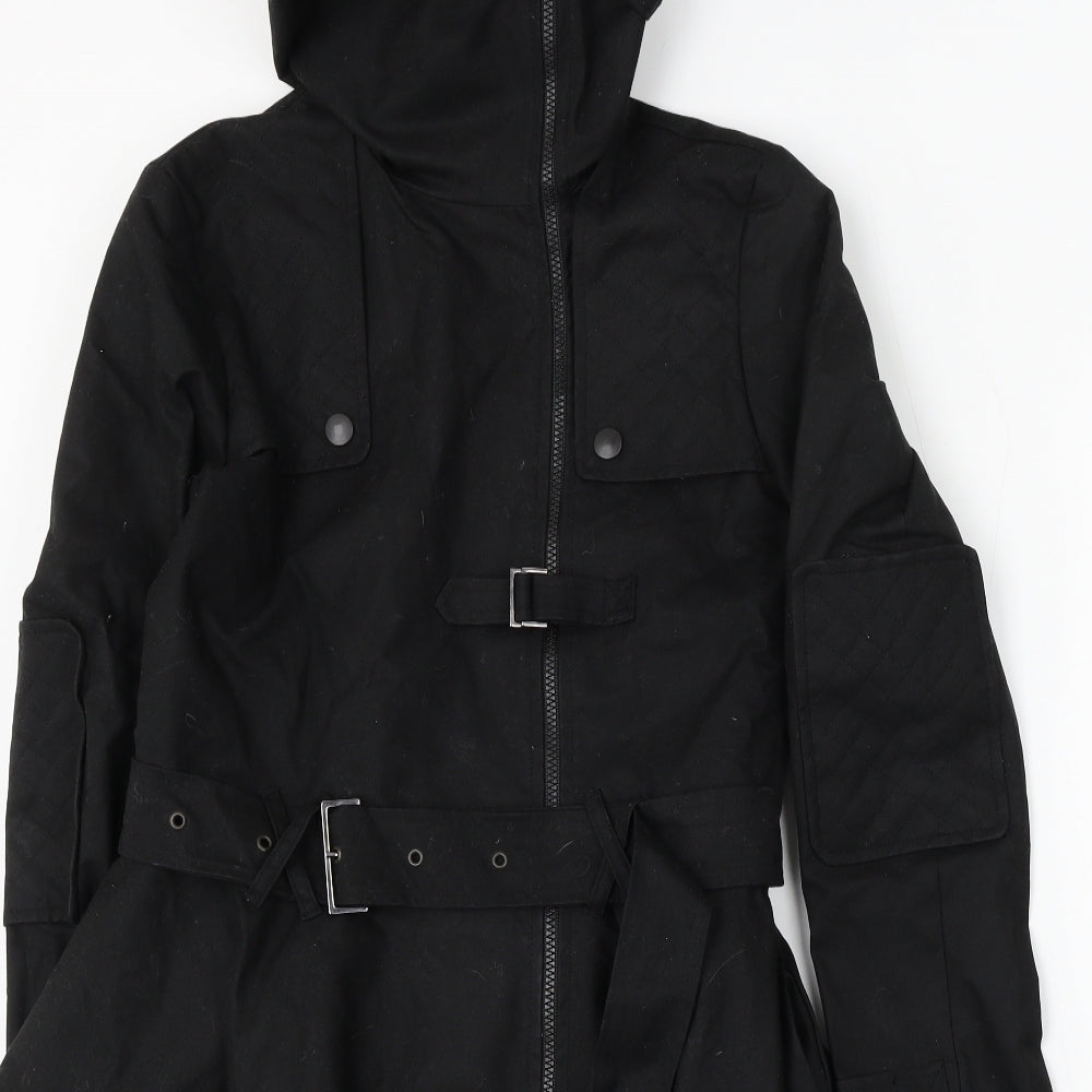Label Womens Black Jacket Size 12 Zip
