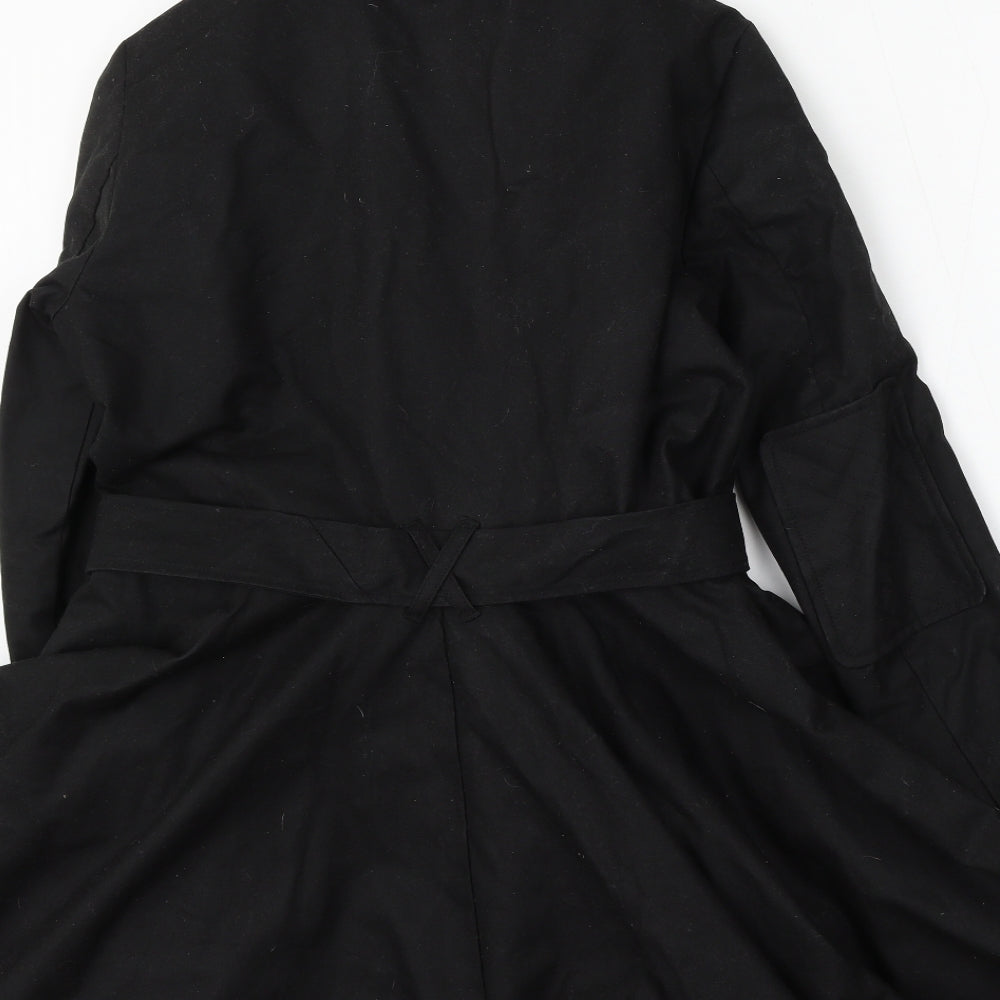 Label Womens Black Jacket Size 12 Zip