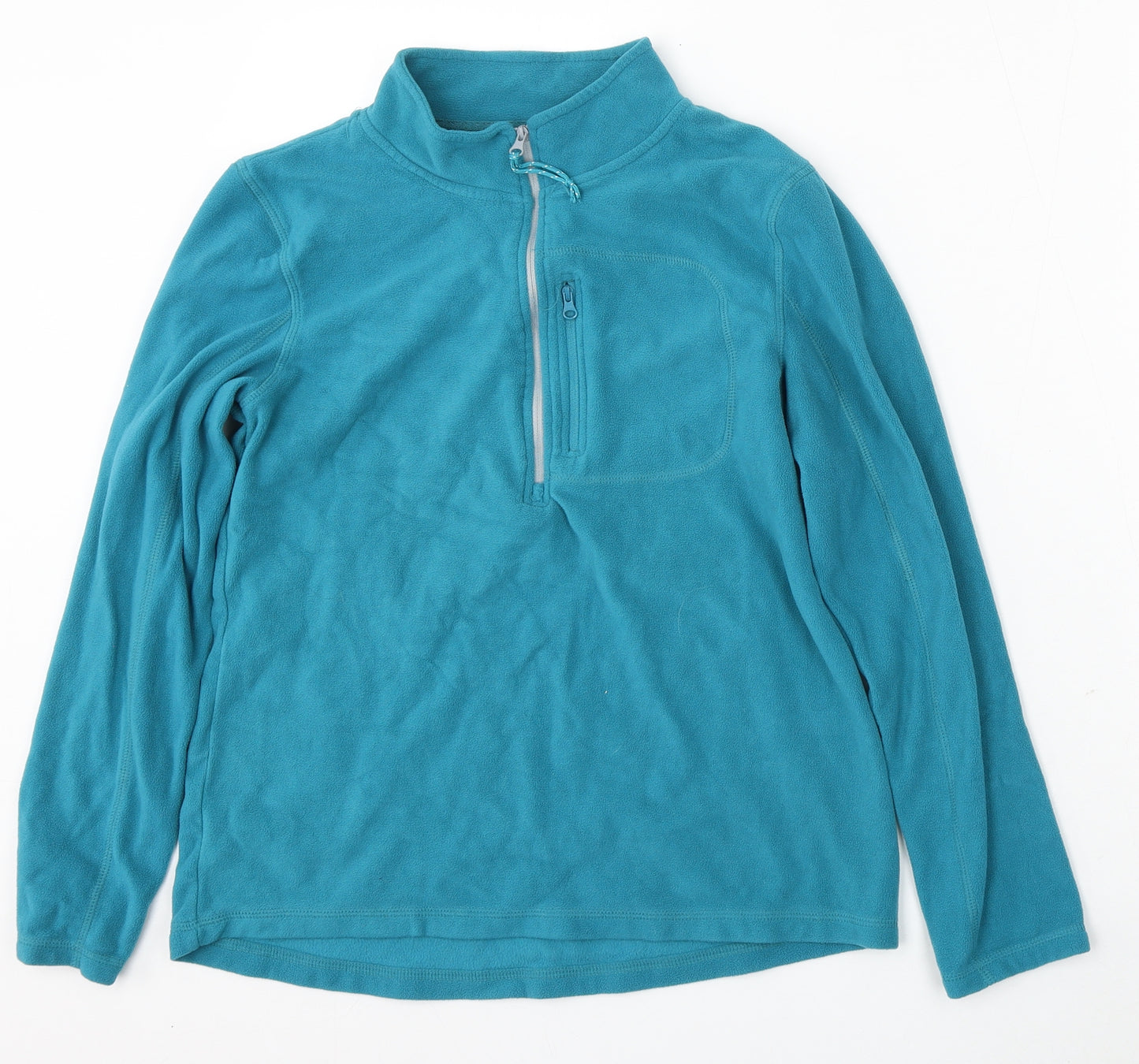 Crane Womens Blue Polyester Pullover Sweatshirt Size 12