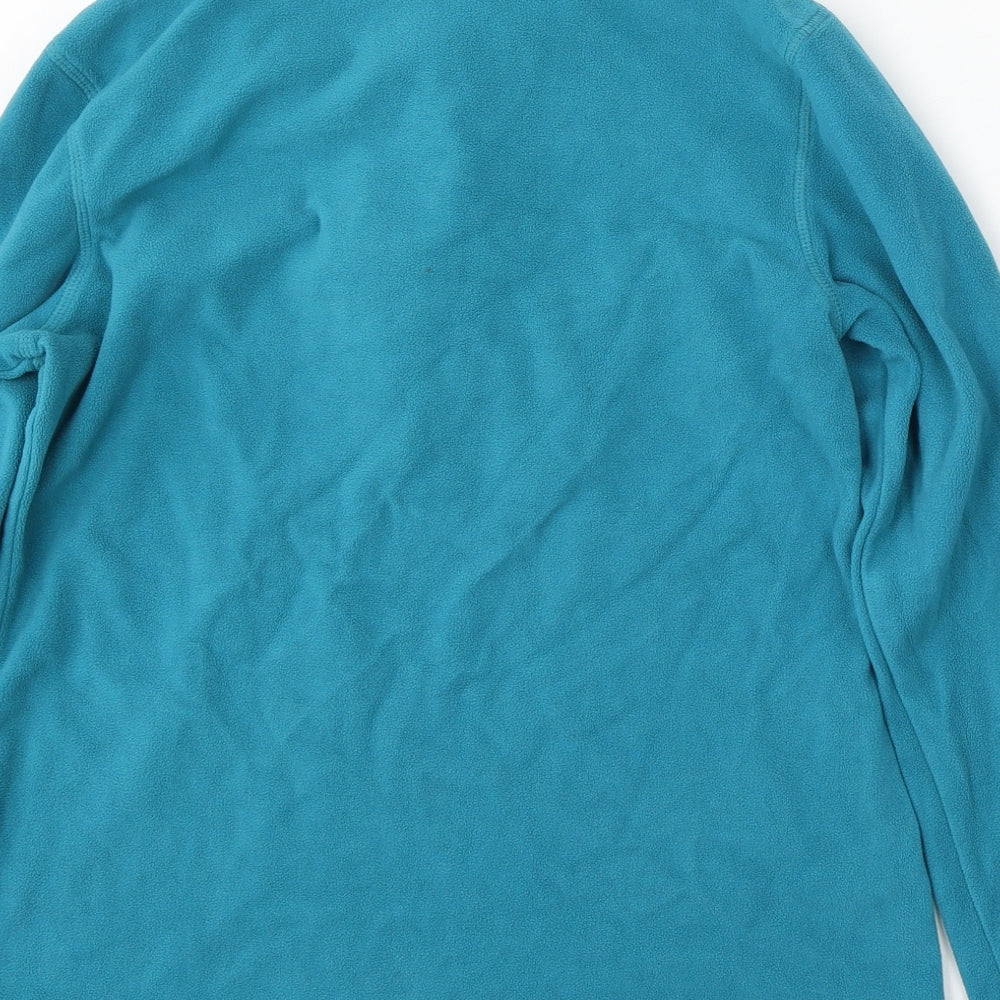 Crane Womens Blue Polyester Pullover Sweatshirt Size 12