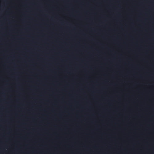 CC Womens Blue Cotton Basic T-Shirt Size XL Round Neck
