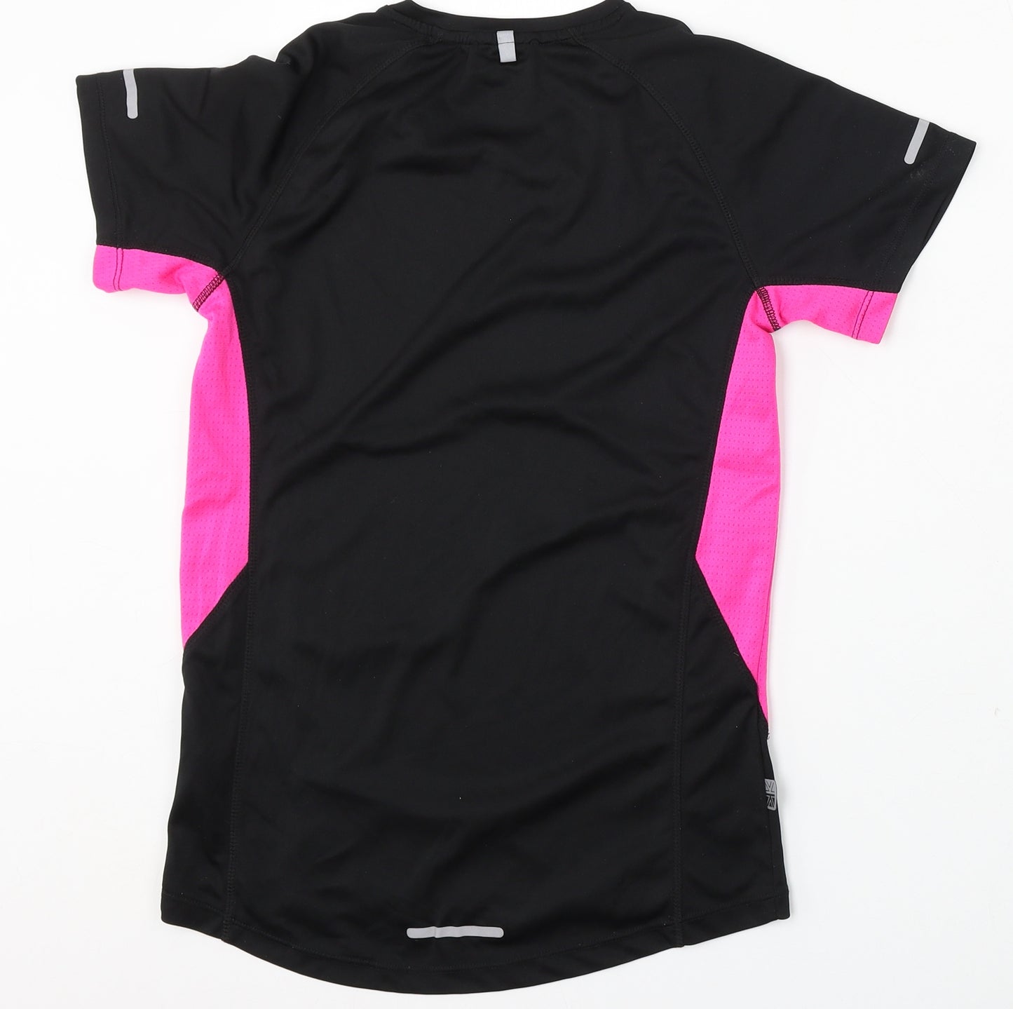 Karrimor Womens Black Polyester Basic T-Shirt Size 12 Round Neck