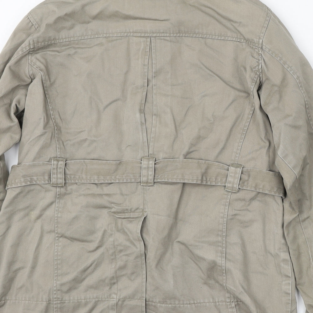 Etam Womens Green Jacket Size 14 Zip