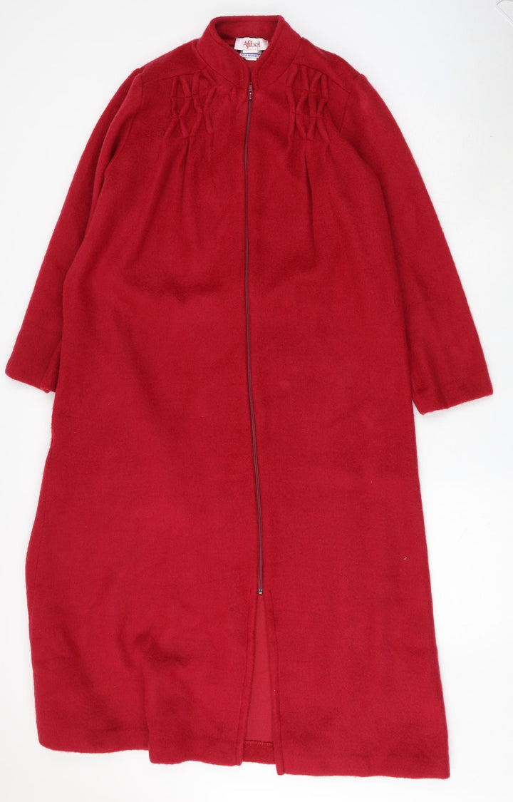 Afibel Womens Red Jacket Size 14 Zip