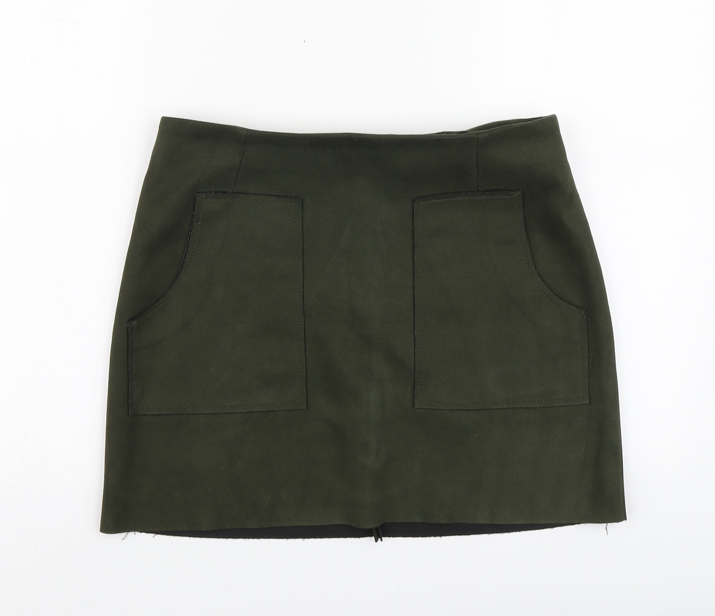 Atmosphere Womens Green Polyester Mini Skirt Size 12