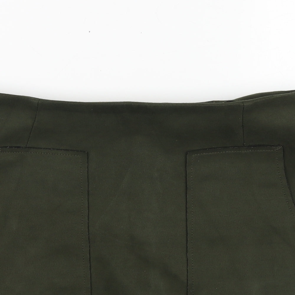Atmosphere Womens Green Polyester Mini Skirt Size 12