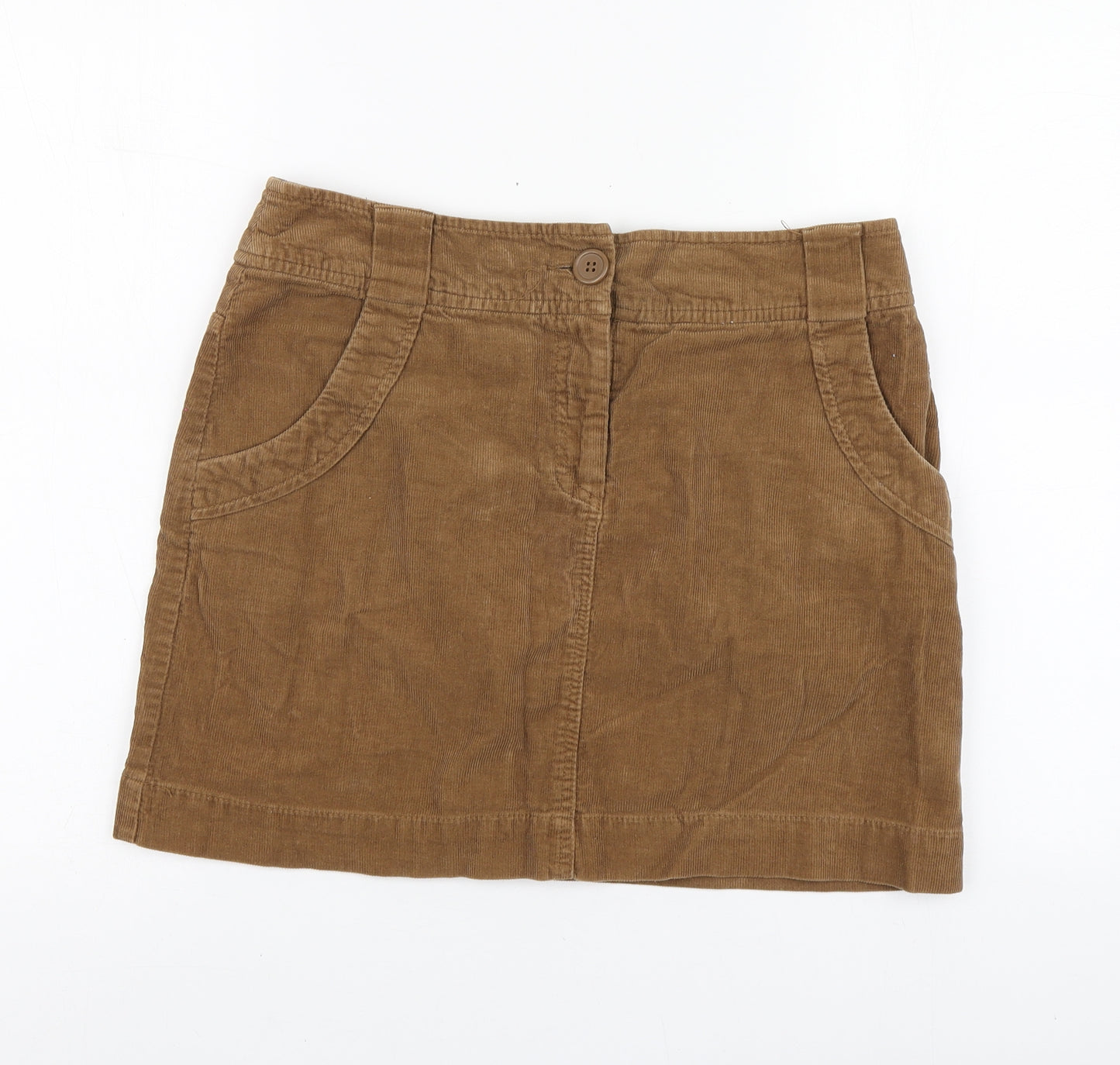 H&M Womens Brown Cotton Maxi Skirt Size 38