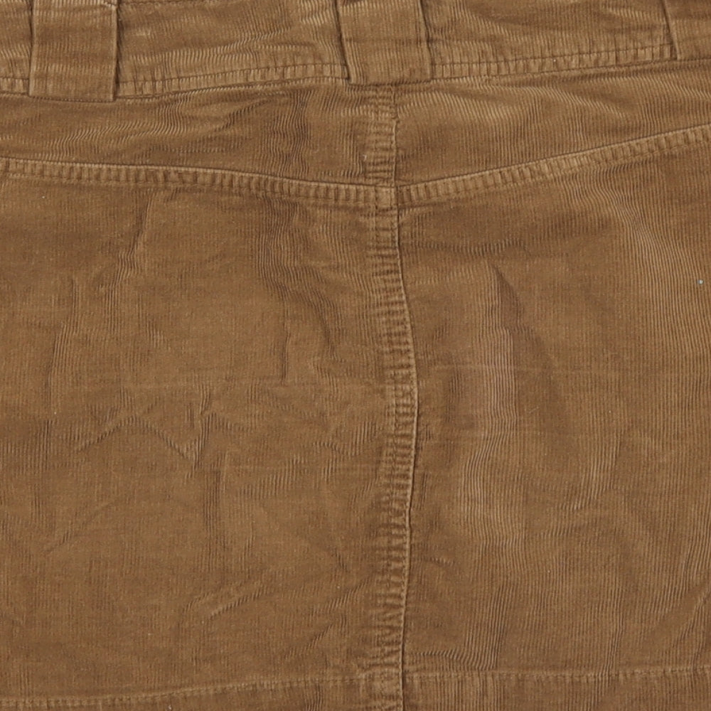 H&M Womens Brown Cotton Maxi Skirt Size 38