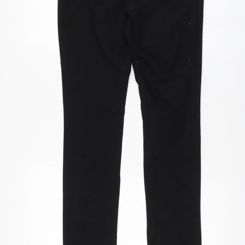Dorothy Perkins Womens Black Cotton Mom Jeans Size 6 L29 in Regular