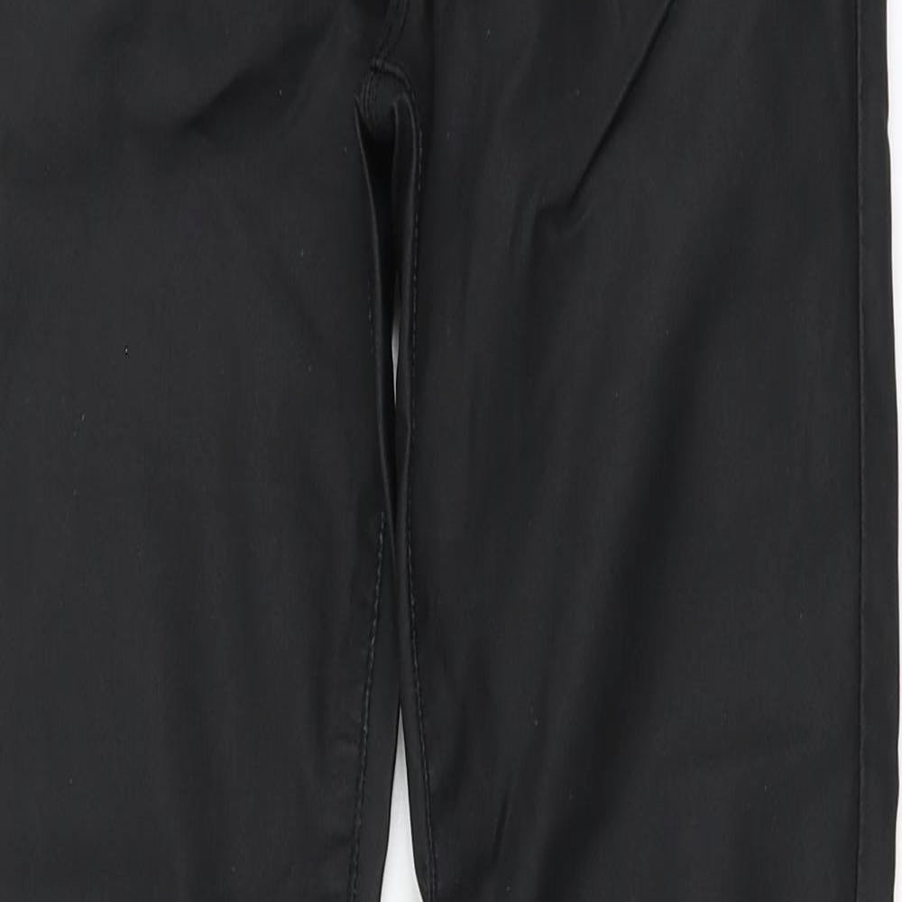 River Island Womens Black Cotton Jegging Leggings Size 8 L27 in