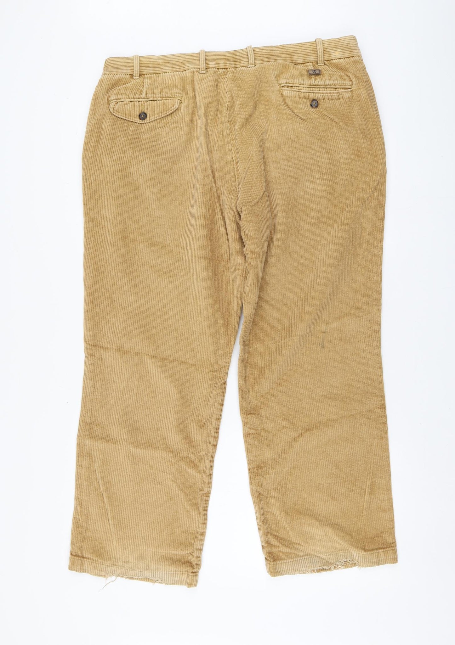 Blue Harbour Mens Beige Cotton Trousers Size 40 L27 in Regular