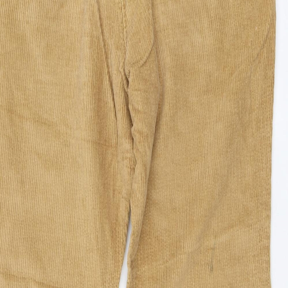 Blue Harbour Mens Beige Cotton Trousers Size 40 L27 in Regular