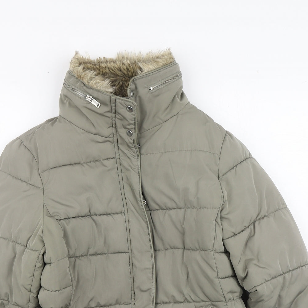 New Look Womens Green Jacket Size 10