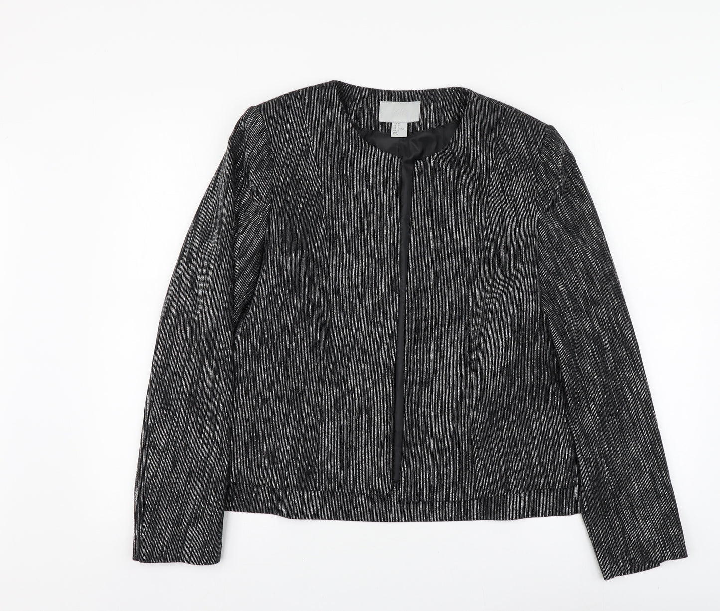 H&M Womens Silver Jacket Blazer Size 42