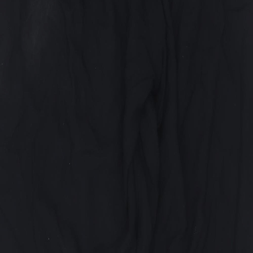 Marks and Spencer Womens Black Polyester Harem Trousers Size 14 L28 in Regular