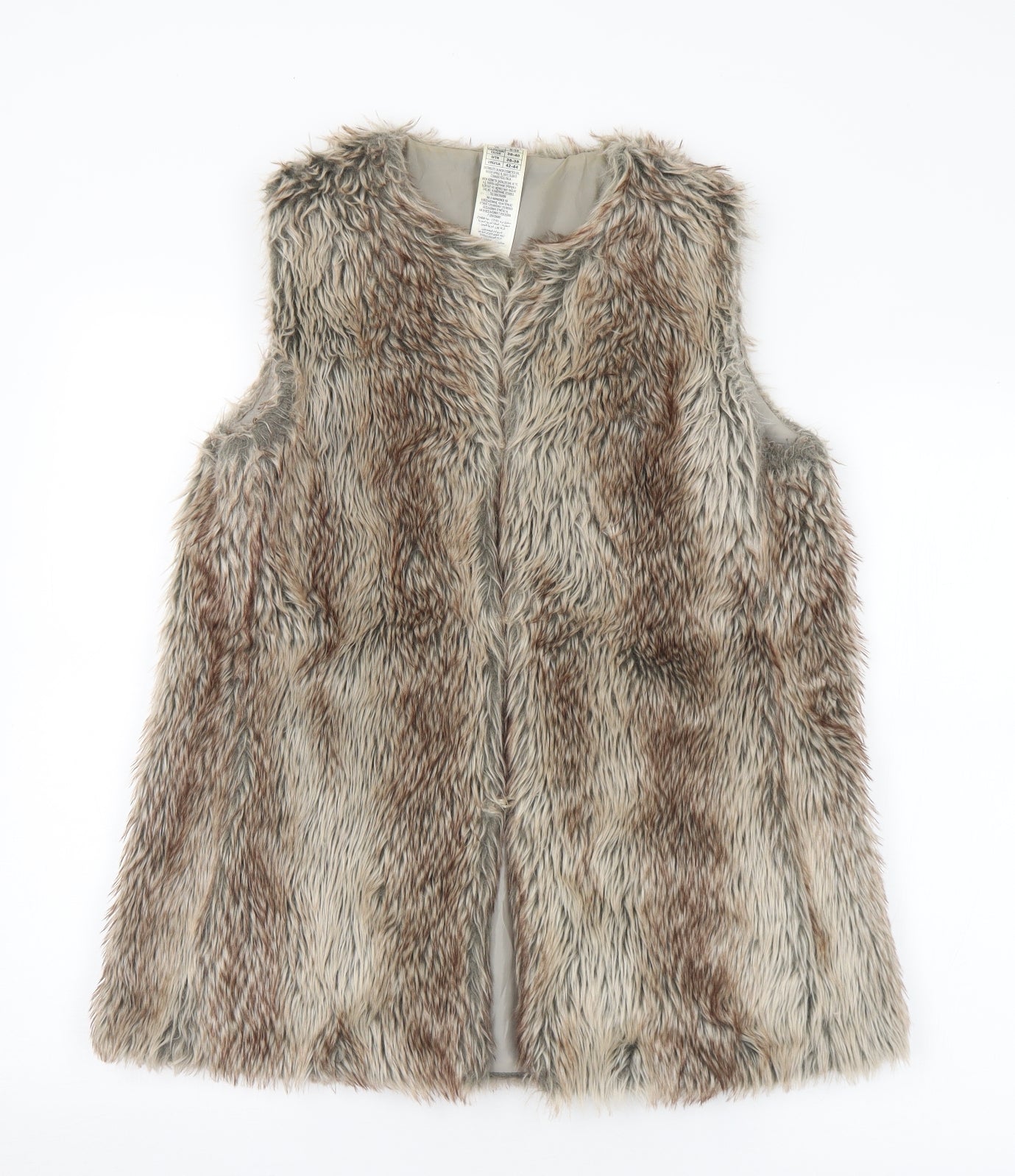 Avon Womens Brown Gilet Jacket Size 8 Hook & Eye - 8-10