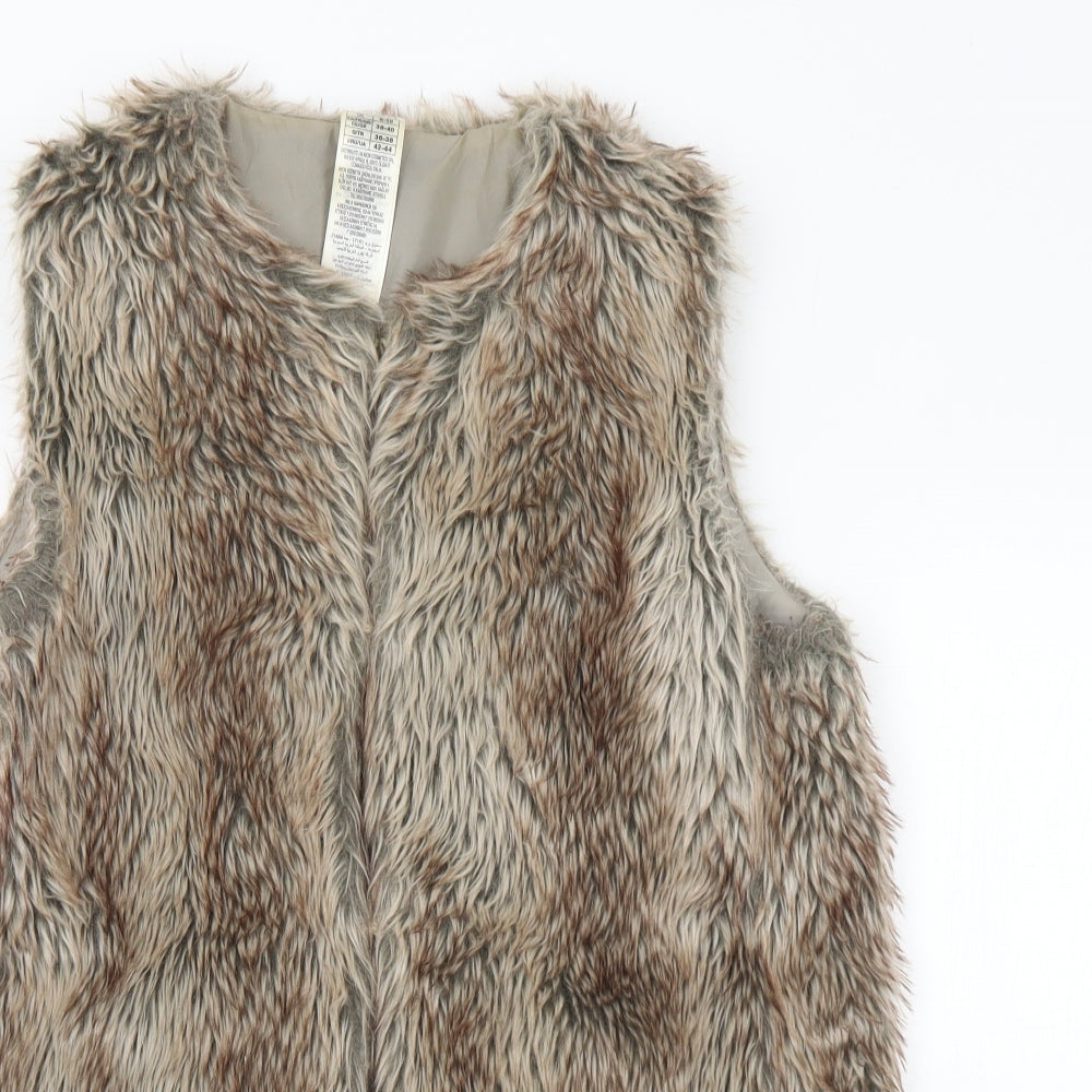 Avon Womens Brown Gilet Jacket Size 8 Hook & Eye - 8-10